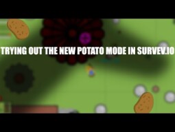 TRYING OUT THE NEW POTATO MODE IN SURVEV.IO