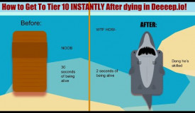 How To get to Tier 10 INSTANTLY After you die! Deeeep.io Glitch