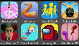 Going Balls,Scary Teacher 3D,Join & Clash,Stacky Dash,Slither.io,Save The Girl,Run Race 3D,Among Us. Play this game for free on Grizix.com!