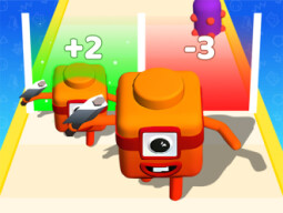 Merge Number Cube 3d Run Game thumbnail