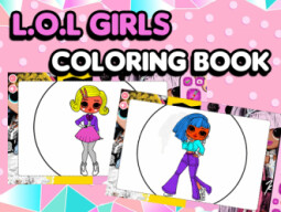 L.O.L OMG Girls Coloring Book thumbnail