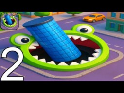 Hole.io - Gameplay Walkthrough Part 2 Tutorial NEW Mobile Game (Android,ios)