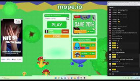 Mope.io - Summer LiveStream on FF2,AM,RU2