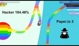 Paper.io 3 INSTANT WIN! [Hacker 104.46%] Cat (World Record)