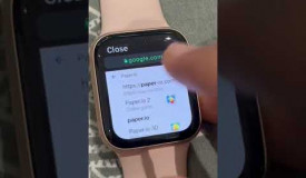 i played paper.io on an Apple Watch.