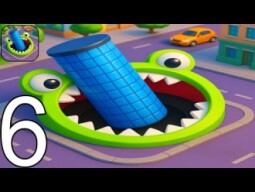 Hole.io - Gameplay Walkthrough Part 6 Tutorial NEW Mobile Game (Android,ios)