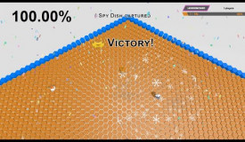 Hexanaut.io [Superhex.io] Map Control: 100.00% (Lion)