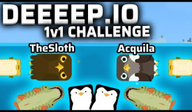 1v1 CHALLENGE FEAT. Acquila_ | Deeeep.io Challenge gameplay