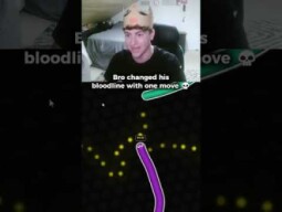 Bro changed his BLOODLINE with ONE move #slitherio #damnbruh