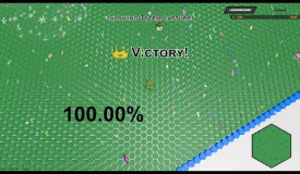 Hexanaut.io [Superhex.io] Map Control: 100.00% Epic