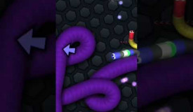 Amazing skill but then... #short #slither.io