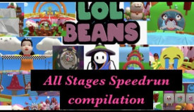 LoLbeans.io All 18 Stages speedrun compilation #lolbeans #iosgames #gaming
