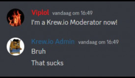 Krew.io Admin reacts to Viplol being promoted to Krew.io Mod