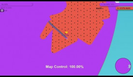 Paper.io 2 Map Control: 100.00%