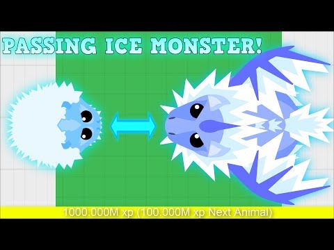 MOPE.IO PASSING ICE MONSTER!? NEW ICE DRAGON IN MOPE.IO! Mope.io Hack ...