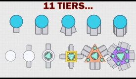 11 Tiers of Arras.io Tanks.