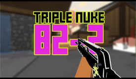 Famas TRIPLE NUKE (82-2) Krunker.io Gameplay