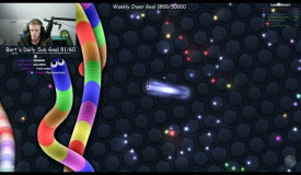 Joe Plays diep io and slither io | Joe Bartolozzi all clips from stream