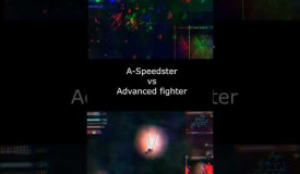 STARBLAST. IO COMPARING A-SPEEDSTER AND ADVANCED FIGHTER #starblast #fun #io #games #iogames