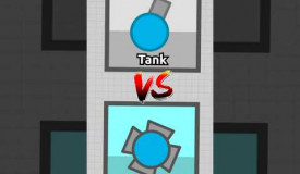 basic tank vs strongest tanks in diep.io #diep #diepio #shorts