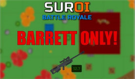 I won with *ONLY BARRETT* in suroi.io!