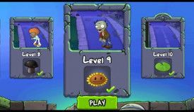 Plants vs zombies night level 9 completed (android)