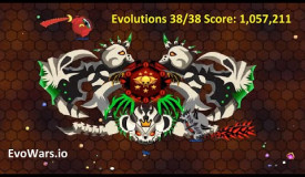 EvoWars.io Evolutions Unlocked 38/38 Score: 1,000,001 [Epic]