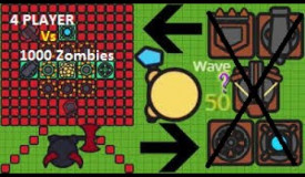 Zombs.io Survival (1) - 55 Waves Without Tower (Challenge) !!!