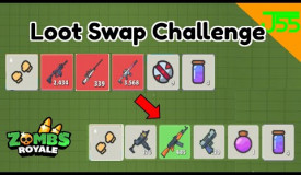 THE HARDEST ZOMBS ROYALE CHALLENGE?!?! (Loot Swap Challenge)