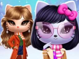 Kitty Squad Winter Dress up thumbnail
