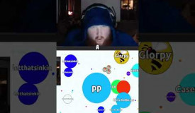 Caseoh ate his friend by accident #shorts #caseoh #agario #funnyclips #gaming #twitch
