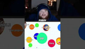 Quandale Dingle Consumed Caseoh In Agario #shorts #caseoh #funnyclips #twitch #gaming #agario