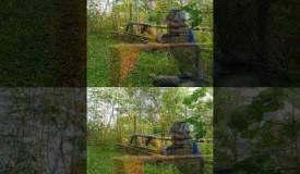 simple diy slingshot#diyslingshot #woodworking#catapult#slingshot #bamboogun#hunting#surviv