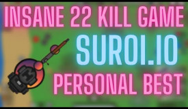INSANE 22 KILL GAME!!! My Personal Best. Pro Suroi.io Gameplay