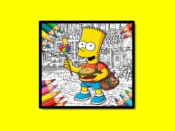 BTS Simpsons Coloring Book thumbnail