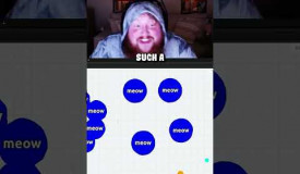 Caseoh is Being Destroyed For 59 Seconds #shorts #caseoh #agario #funnyclips #gaming #twitch