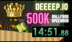 500k BULLFROG KING SPEEDRUN | Deeeep.io Gameplay