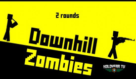 TWO ROUNDS OF DOWNHILL ZOMBIES. | Custom Krunker