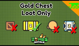 Zombs Royale | Gold Chest Loot *ONLY*