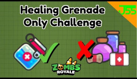 Zombs Royale | NEW Healing Grenades Only Challenge!