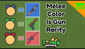 Zombs Royale | Melee Color = Gun Rarity