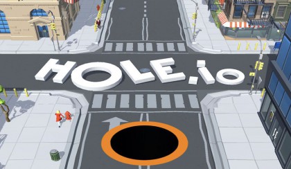 Play Hole.io Unblocked games for Free on Grizix.com!