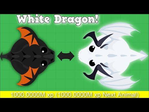 New Rare Mope Io White Dragon White Dragon Vs Black Dragon In