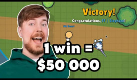 MrBeast gives me $50 000 if I win ! - ZombsRoyale