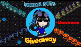 500XXL BOTS??! GIVEAWAY! Agma.io Live Stream Join For Fun!!  -Pumble Agma