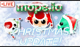 Mope.io CHRISTMAS UPDATE! Livestream (SERVER: PARIS). Play this game for free on Grizix.com!