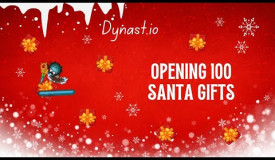 Dynast.io | Opening 100 Santa Gifts. Play this game for free on Grizix.com!