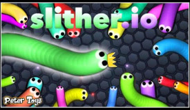 SLITHER IO MINDINGA O RETORNO PETER GAMES CANAL PETER TOYS