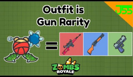 Zombs Royale | OUTFIT COLOR = GUN RARITY. Play this game for free on Grizix.com!