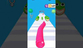 Slither runner gameplay #shorts #youtubeshorts #gaming. Play this game for free on Grizix.com!